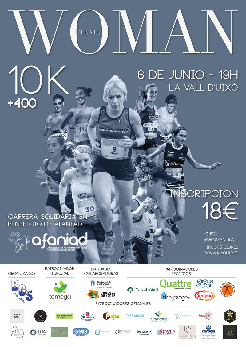 Cartel oficial Woman Trail X 2026