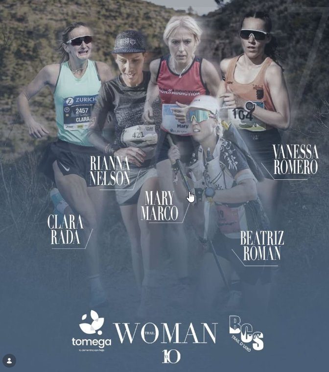 Corredoras top Woman Trail 2026